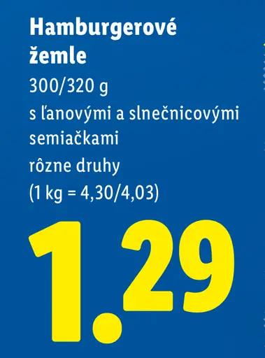 Mcennedy Hamburgerové žemle