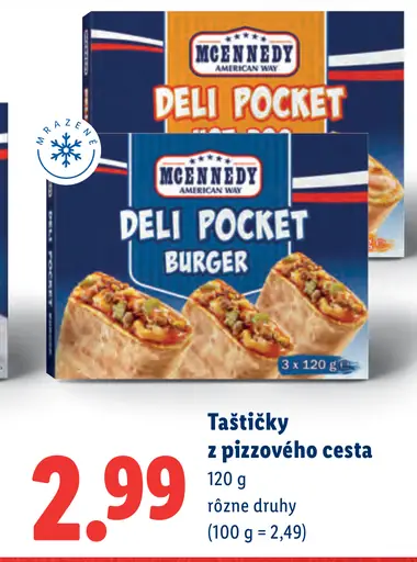 McEnnedy Taštičky z pizzového cesta
