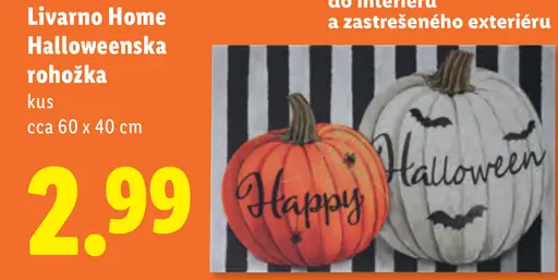 Livarno Home Halloween rohožka