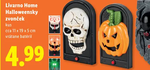 Livarno Home Halloween zvonček