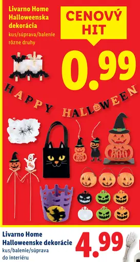 Livarno Home Halloween dekoračná dekorácia