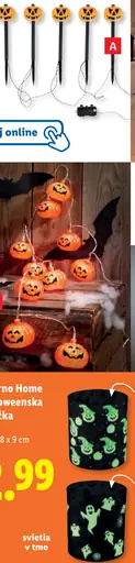 Livarno Home Halloweenska LED reťaz