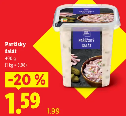 Lidl Parížsky šalát