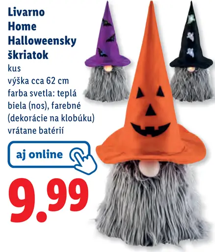 Livarno Home Halloweensky škriatok