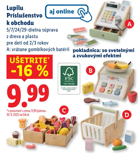 Lupilu Príslušenstvo k obchodu