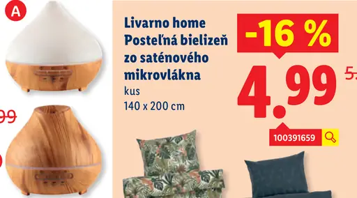 Livarno Home Posteľná bielizeň zo saténového mikrovlákna