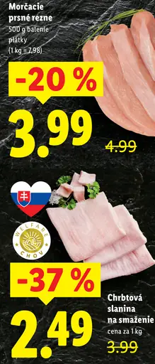 Morčacie prsnÉ rezne