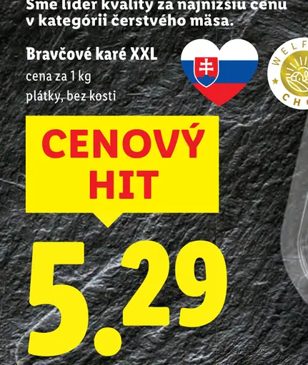 Bravčové karé XXL