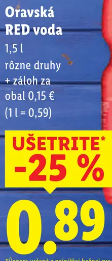 Oravská RED voda