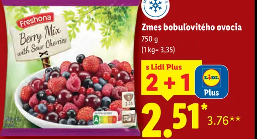 Freshona Zmes bobuľovitého ovocia