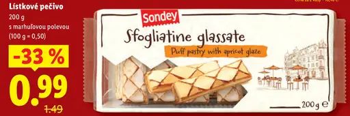 Sondey Sfogliatine glassate