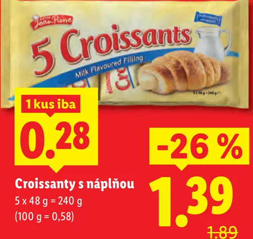 Pikok Croissanty s náplňou