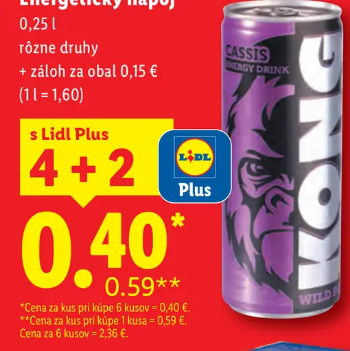 Kong energetický nápoj