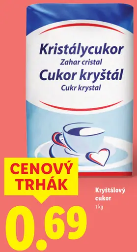 Kristálycukor kryštálový cukor