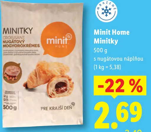 Minit Home Minitky s nugátovou náplňou
