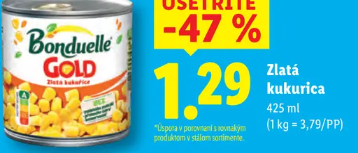 Bonduelle Gold Zlatá kukurica