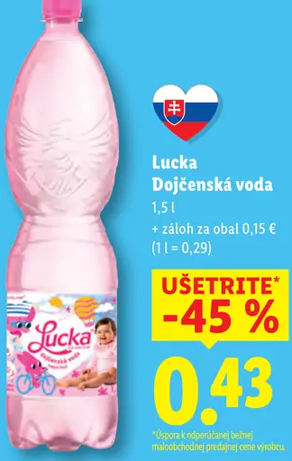Lucka dojčenská voda