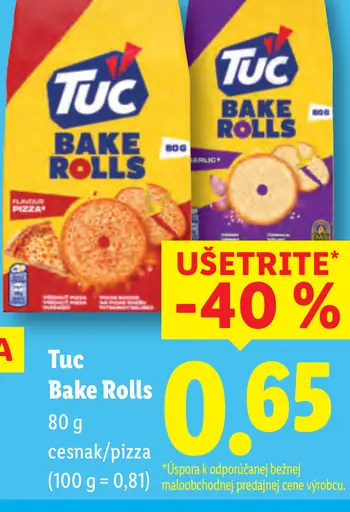 Tuc Bake Rolls