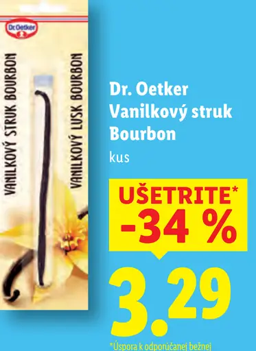 Dr. Oetker Vanilkový struk Bourbon