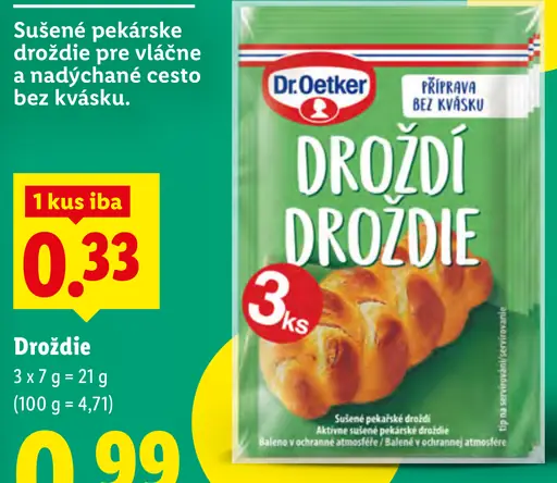 Dr. Oetker Droždie