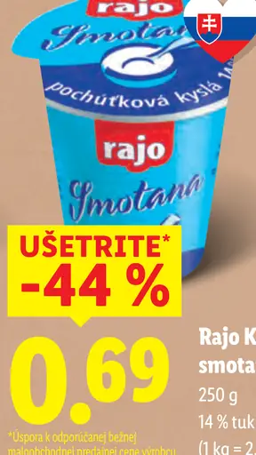 Rajo Kyslá smotana