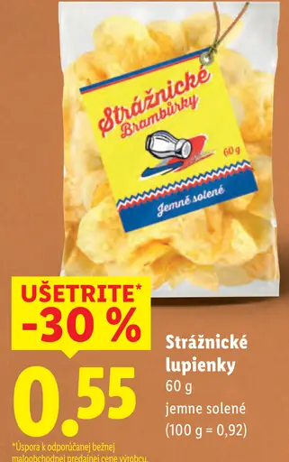 Strážnické lupienky jemne solené