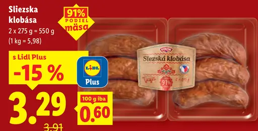 Sliezska Klobása