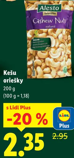 Alesto Kešu oriešky