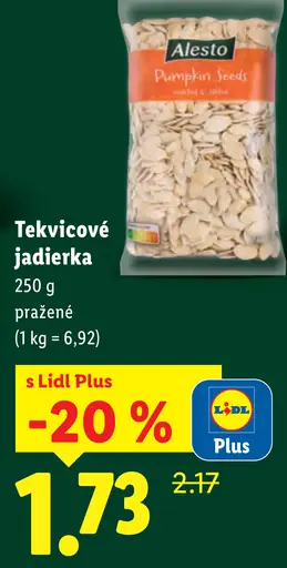 Alesto Tekvicové jadierka
