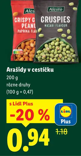 Alesto Arašidy v cestíčku