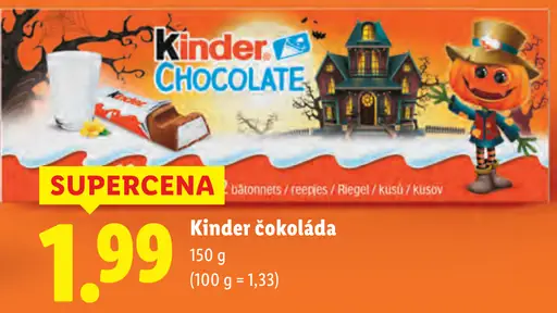 Kinder čokoláda