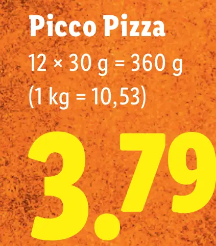 Picco Pizza Mini Pizzas