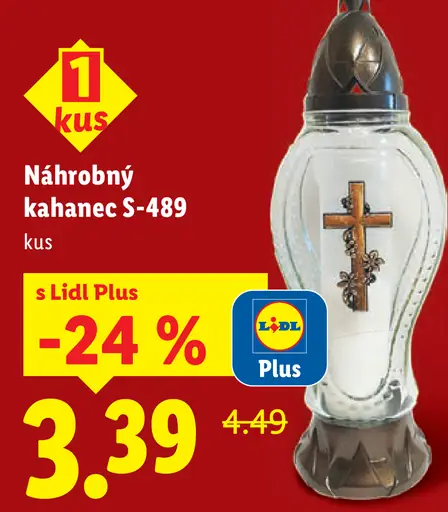 Náhrobný kahanec S-489