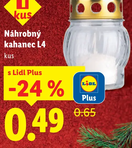 Náhrobný kahanec L4