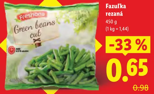 Fazuľka rezaná