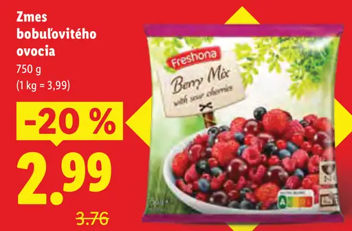 Freshona Zmes bobuľovitého ovocia