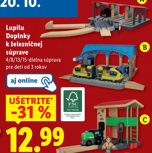 Lupilu Doplnky k železničnej súprave