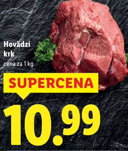 Hovädzí krk