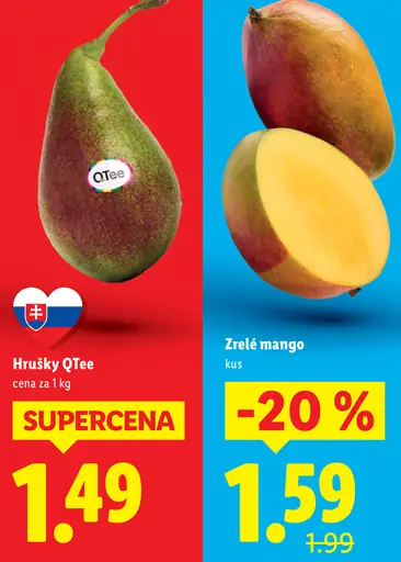 Zrelé mango