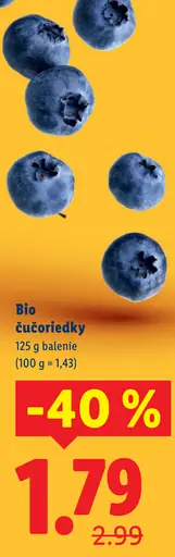 Bio čučoriedky
