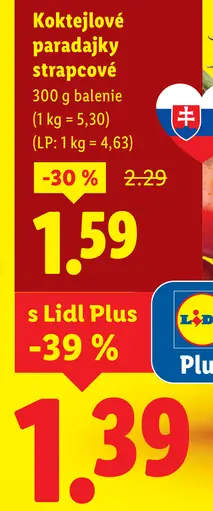 Paradajky koktejlové strapcové