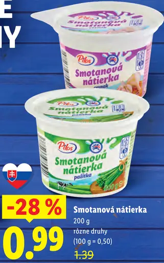 Pilos Smotanová nátierka