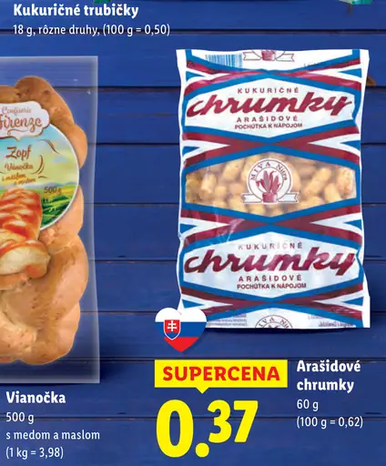 Alaska kukuričné trubičky