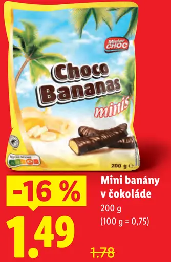 Choco Minis Bananas