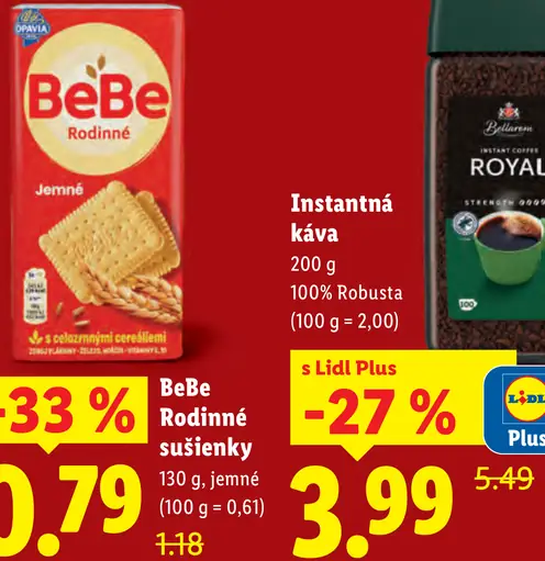 BeBe Rodinné sušienky