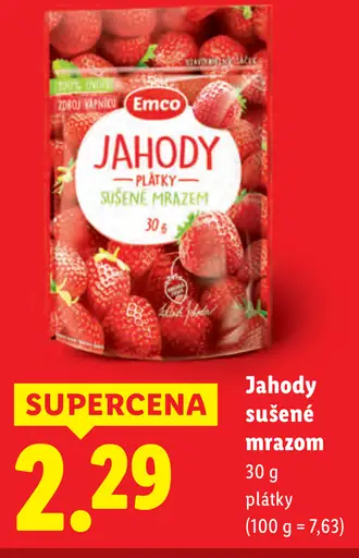 Emco Jahody plátky