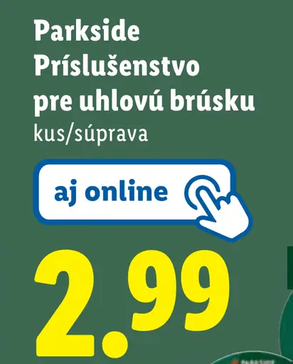 Parkside Príslušenstvo pre uhlovú brúsku