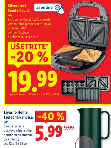 SilverCrest Sendvičovač