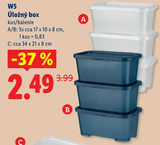 W5 Úložný box