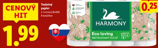 Harmony Toaletný papier